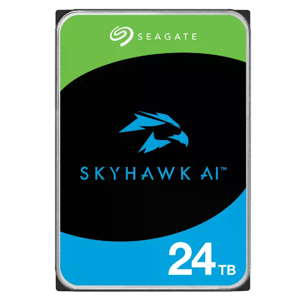 Seagate SkyHawk AI HDD 24TB 7200RPM SATA 6Gbs 512MB Seagate SkyHawk AI HDD 24TB 7200RPM SATA 6Gbs 512MB