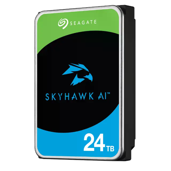 Seagate SkyHawk AI HDD 24TB 7200RPM SATA 6Gbs 512MB Seagate SkyHawk AI HDD 24TB 7200RPM SATA 6Gbs 512MB