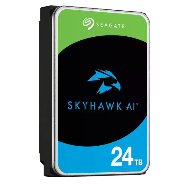 Seagate SkyHawk AI HDD 24TB 7200RPM SATA 6Gbs 512MB Seagate SkyHawk AI HDD 24TB 7200RPM SATA 6Gbs 512MB