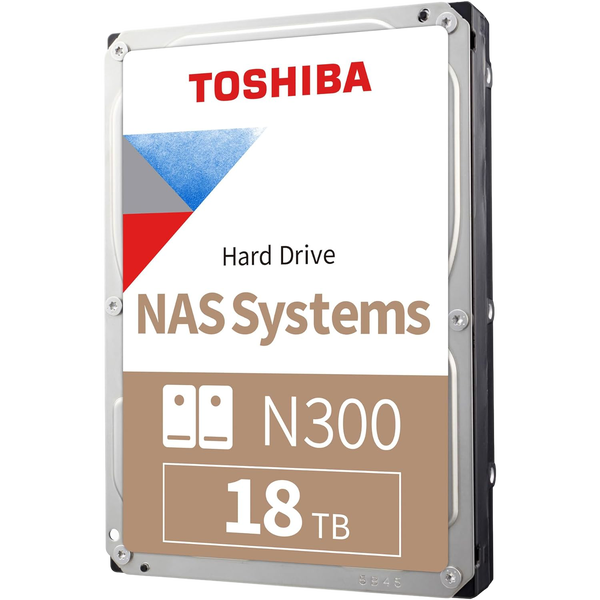 Toshiba N300 18TB HDD  Disco duro interno 35 SATA III 6Gbs 7200rpm 512MB caché  NAS y sistemas RAID Toshiba N300 18TB HDD  Disco duro interno 35 SATA III 6Gbs 7200rpm 512MB caché  NAS y sistemas RAID