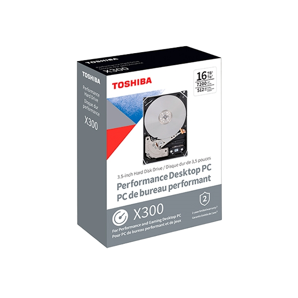 Toshiba X300 High Performance 16TB SATA 35 Disco Duro Toshiba X300 High Performance 16TB SATA 35 Disco Duro