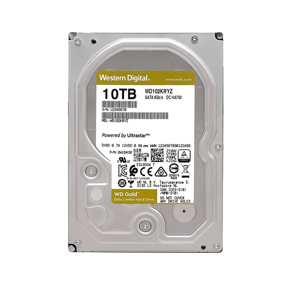 WD Gold 10TB 256MB 35 7200rpm  Disco Duro WD Gold 10TB 256MB 35 7200rpm  Disco Duro