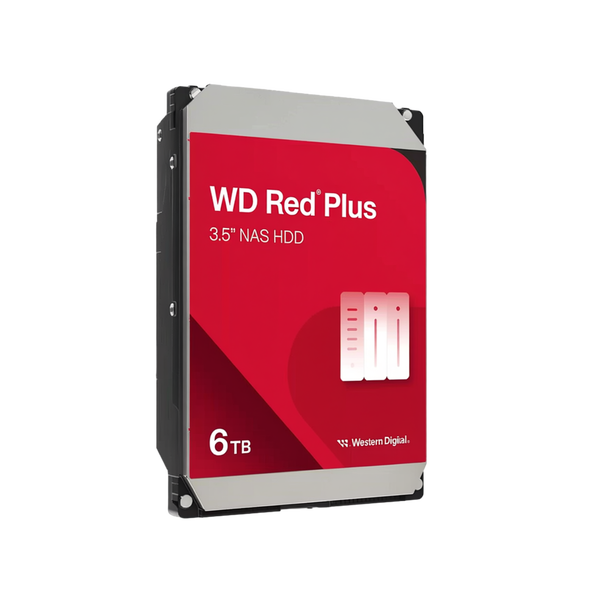 WD Red Plus 6TB Disco Duro NAS 35 HDD 5400rpm SATA III hasta 256MBs Backups 247 WD Red Plus 6TB Disco Duro NAS 35 HDD 5400rpm SATA III hasta 256MBs Backups 247