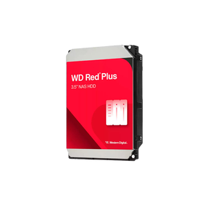 WD Red Plus 4TB  Disco Duro NAS 35 HDD 5400rpm SATA III hasta 180MBs Backups 247