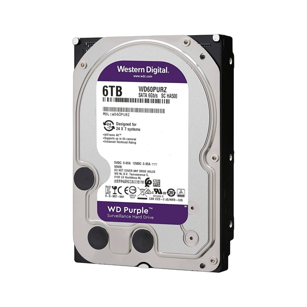 WD Purple 6TB 128MB 35 SATA  Disco Duro WD Purple 6TB 128MB 35 SATA  Disco Duro