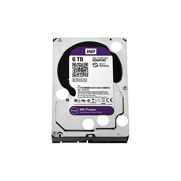 WD Purple 6TB 128MB 35 SATA  Disco Duro WD Purple 6TB 128MB 35 SATA  Disco Duro