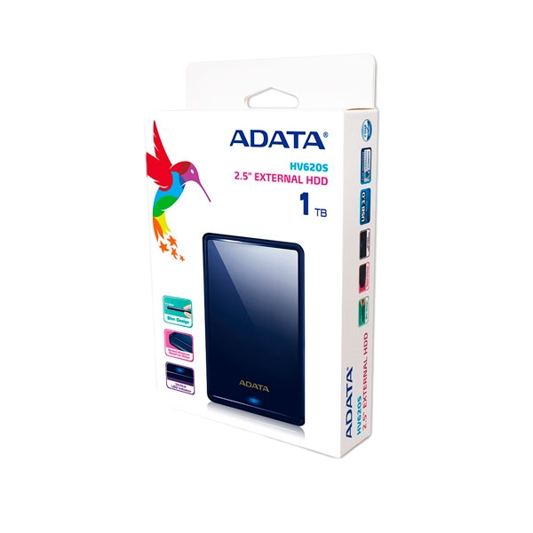 ADATA externo HDD HV620S azul oscuro 1TB USB 30 ADATA externo HDD HV620S azul oscuro 1TB USB 30