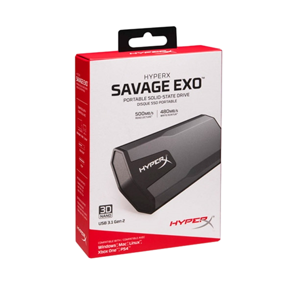 HyperX Savage EXO 960GB  Disco Duro Externo SSD HyperX Savage EXO 960GB  Disco Duro Externo SSD