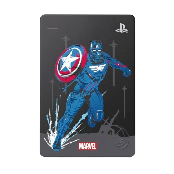 Seagate Game Drive HDD 2TB USB 30 Avengers Edition Capitán América para PS4 Disco Duro Externo Seagate Game Drive HDD 2TB USB 30 Avengers Edition Capitán América para PS4 Disco Duro Externo