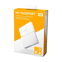 WD My Passport 1TB 25 Blanco   Disco Duro Externo