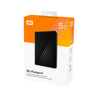 WD Passport 5TB USB 30 25 Negro HDD Externo WD Passport 5TB USB 30 25 Negro HDD Externo