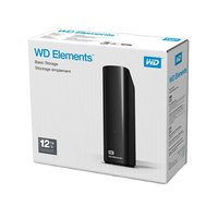 WD Elements Desktop 12TB USB 30 35 Negro HDD Externo WD Elements Desktop 12TB USB 30 35 Negro HDD Externo
