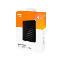 WD Passport 4TB USB 30 25 Negro HDD Externo WD Passport 4TB USB 30 25 Negro HDD Externo