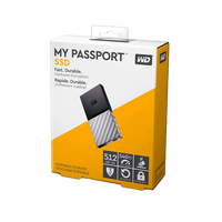 WD My Passport SSD 512GB Disco Duro Externo WD My Passport SSD 512GB Disco Duro Externo