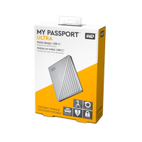 WD Passport Ultra 1TB USB 31 25 Plata  HDD Externo