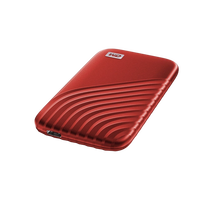 WD Passport 2TB USB 32 Gen 2 25 Rojo SSD Externo WD Passport 2TB USB 32 Gen 2 25 Rojo SSD Externo