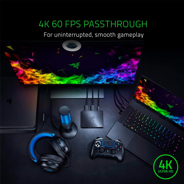 Razer Ripsaw HD 4K USB 30  Capturadora de Video Razer Ripsaw HD 4K USB 30  Capturadora de Video