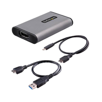 StarTechcom Capturadora Externa USB a HDMI Streaming UVC 4K 30Hz Win Mac
