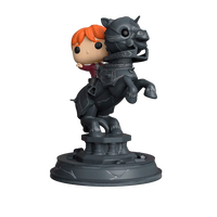 Figura Movie Moments Harry Potter Ron riding chess piece