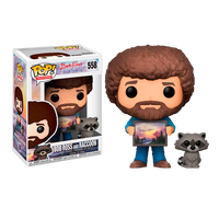 Figura POP Bob Ross with Raccoon