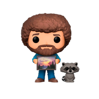 Figura POP Bob Ross with Raccoon