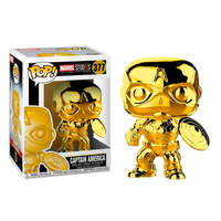 Figura POP Marvel Studios 10 Capitan America Gold Chrome