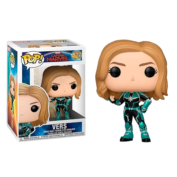 Figura POP Marvel Capitana Marvel Vers Figura POP Marvel Capitana Marvel Vers
