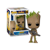Figura POP Marvel Avengers Infinity War Teen Groot with Gun