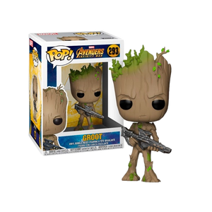 Figura POP Marvel Avengers Infinity War Teen Groot with Gun