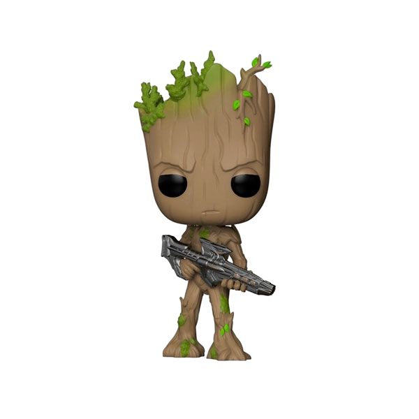 Figura POP Marvel Avengers Infinity War Teen Groot with Gun Figura POP Marvel Avengers Infinity War Teen Groot with Gun