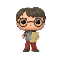 Figura POP Harry Potter Harry con mapa del merodeador