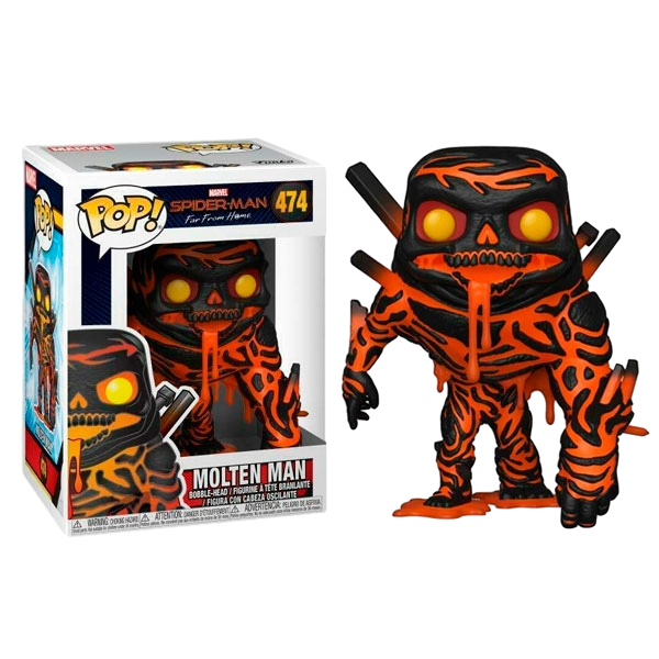 Figura POP Marvel Spiderman Far From Home MoltenMan Figura POP Marvel Spiderman Far From Home MoltenMan