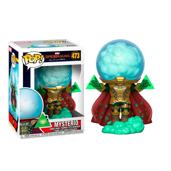 Figura POP Marvel Spiderman Far From Home Mysterio Figura POP Marvel Spiderman Far From Home Mysterio