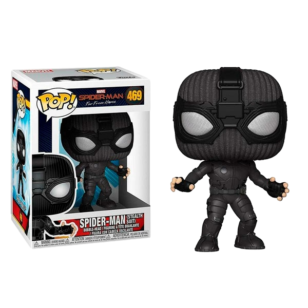 Funko POP Marvel Spiderman Far From Home Spiderman Stealth Funko POP Marvel Spiderman Far From Home Spiderman Stealth