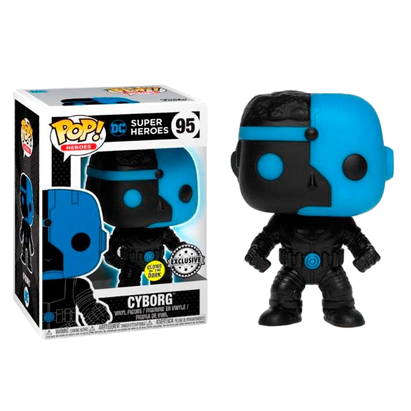 Figura POP DC Comics Justice League Cyborg Silhouette Excl Figura POP DC Comics Justice League Cyborg Silhouette Excl