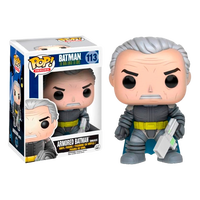 Figura POP DC DKR Armored Batman Unmasked Exclusive