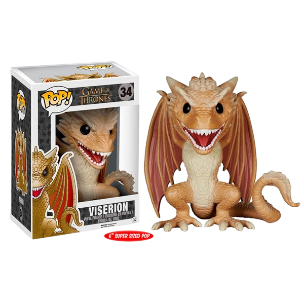 Figura POP Game of Thrones Viserion 15cm Figura POP Game of Thrones Viserion 15cm