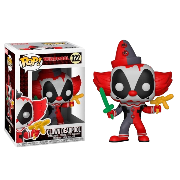 Figura POP Marvel Deadpool Parody Deadpool Clown Figura POP Marvel Deadpool Parody Deadpool Clown