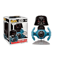Figura POP Star Wars Darth Vader Tie Fighter 15cm Exclusive
