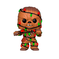 Figura POP Star Wars Holiday Chewie with Lights