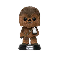 Figura POP Star Wars TLJ Chewbacca with Porg Flocked Exclus Figura POP Star Wars TLJ Chewbacca with Porg Flocked Exclus