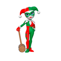 Figura Rock Candy DC Comics Holiday Harley Quinn Exclusive Figura Rock Candy DC Comics Holiday Harley Quinn Exclusive