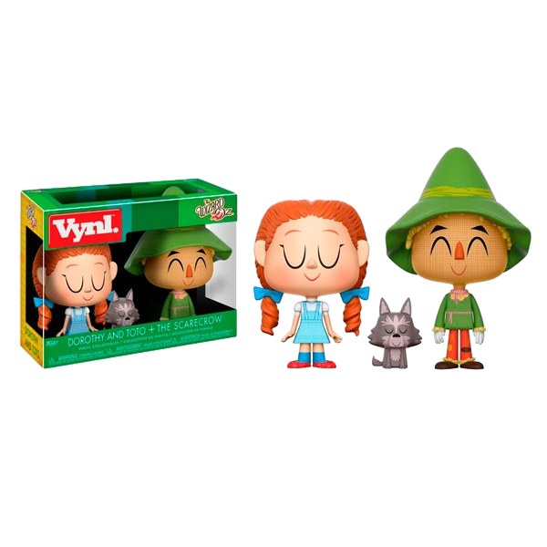 Figuras Vynl Wizard Of Oz Dorothy con Toto y The Scarecrow Figuras Vynl Wizard Of Oz Dorothy con Toto y The Scarecrow