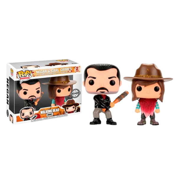 Pack 2 figuras POP The Walking Dead Negan amp Carl Exclusive Pack 2 figuras POP The Walking Dead Negan amp Carl Exclusive