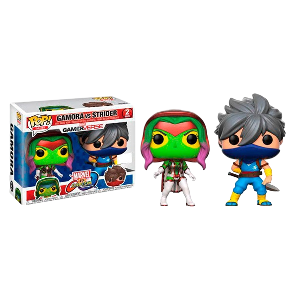 Figuras POP Capcom vs Marvel Gamora vs Strider Exclusive Figuras POP Capcom vs Marvel Gamora vs Strider Exclusive