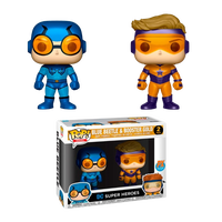 Figuras POP DC Blue Beetle amp Booster Gold Metallic Exclusive