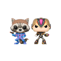 Figuras POP Capcom vs Marvel Rocket vs MegaMan X Exclusive
