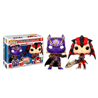 Set figuras POP Black Panther vs Monster Hunter