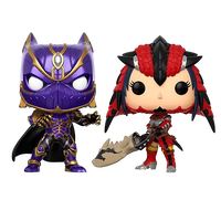 Set figuras POP Black Panther vs Monster Hunter