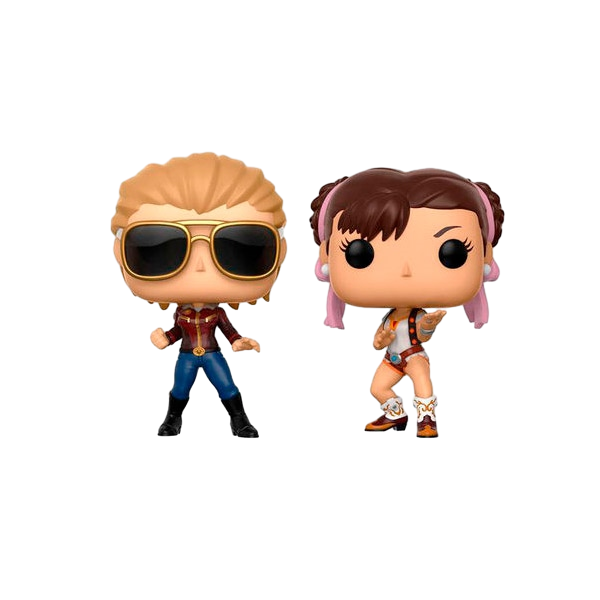 Set figuras POP Marvel Captain Marvel vs ChunLi Set figuras POP Marvel Captain Marvel vs ChunLi